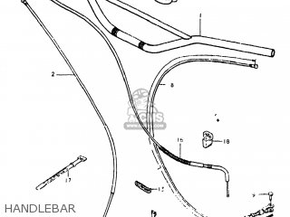 HANDLEBAR - RS175 1982 (Z) USA (E03)