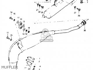 MUFFLER - RS175 1982 (Z) USA (E03)