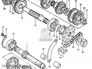TRANSMISSION - RS250 1980 (T) USA (E03)