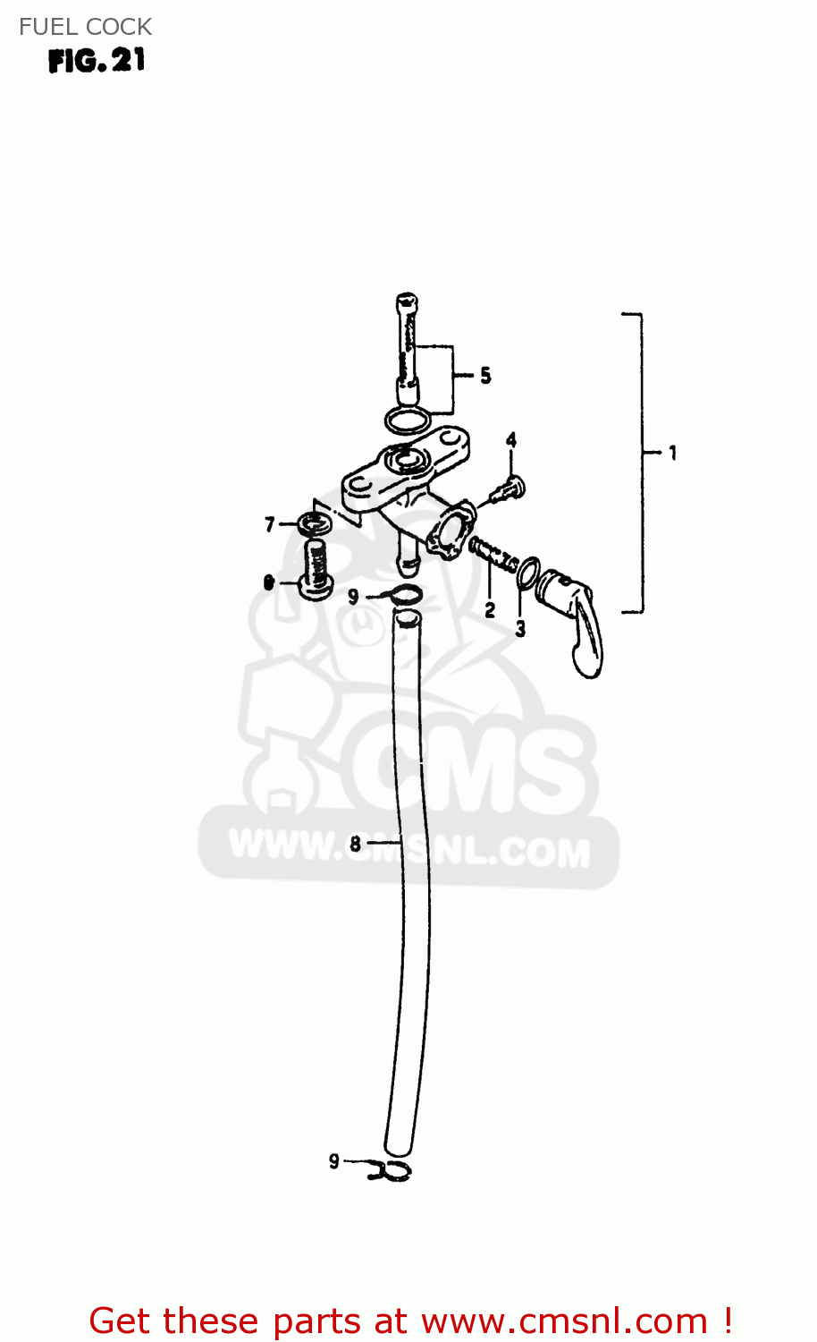 FUEL COCK RS250 1981 (X) USA (E03)