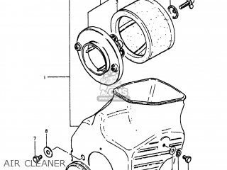 AIR CLEANER - RS250 1981 (X) USA (E03)