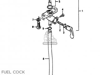 FUEL COCK - RS250 1981 (X) USA (E03)