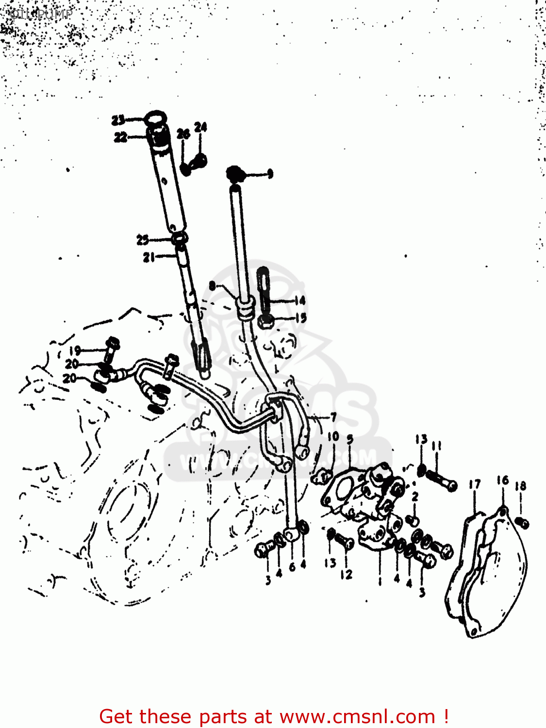 OIL PUMP RV125 1973 (K) USA (E03)
