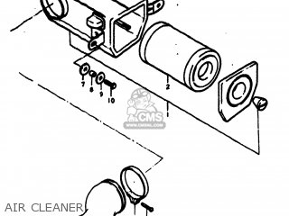 AIR CLEANER - RV125 1973 (K) USA (E03)