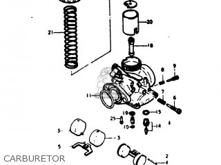 CARBURETOR - RV125 1973 (K) USA (E03)