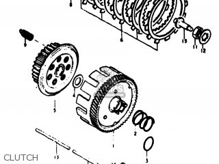 CLUTCH - RV125 1973 (K) USA (E03)
