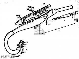 MUFFLER - RV125 1973 (K) USA (E03)