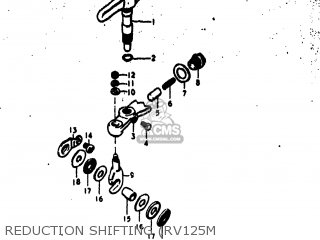 REDUCTION SHIFTING (RV125M - RV125 1975 (M) USA (E03)