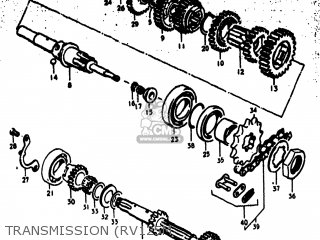 TRANSMISSION (RV125M - RV125 1975 (M) USA (E03)