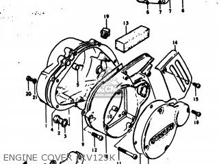 ENGINE COVER (RV125K - RV125 1976 (A) USA (E03)