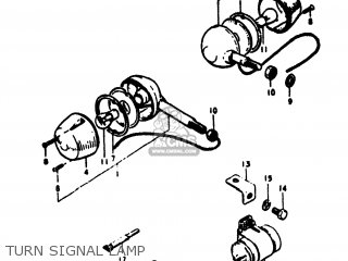 TURN SIGNAL LAMP - RV125 1976 (A) USA (E03)