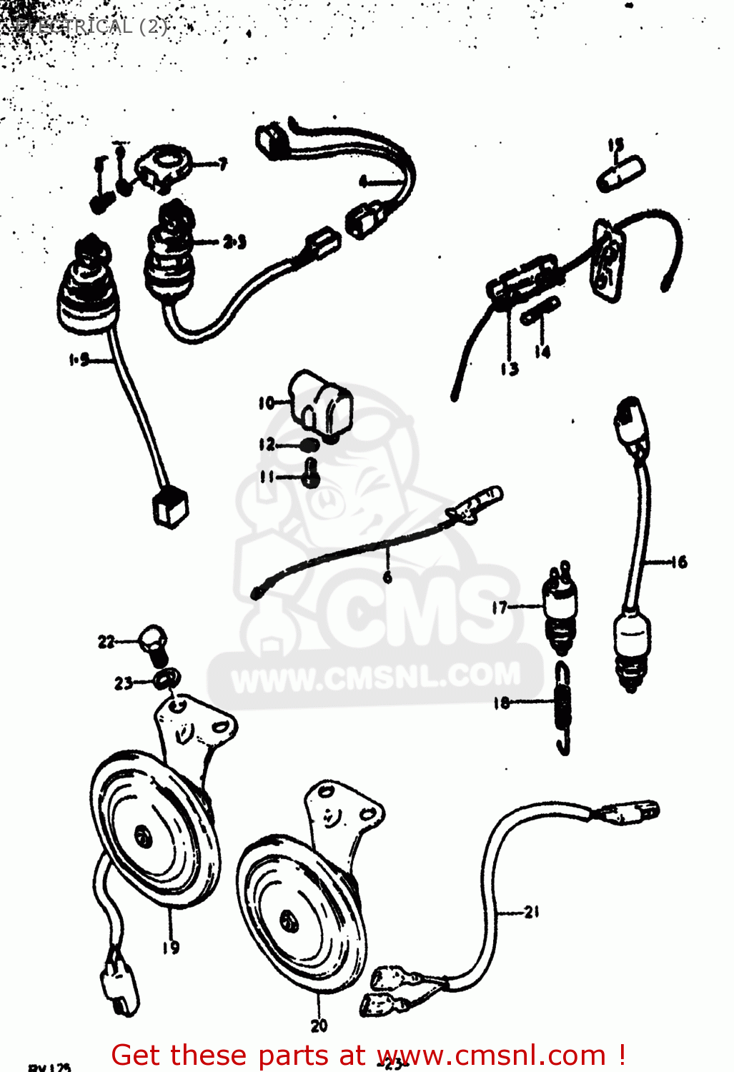 ELECTRICAL (2) RV125 1977 (B) USA (E03)
