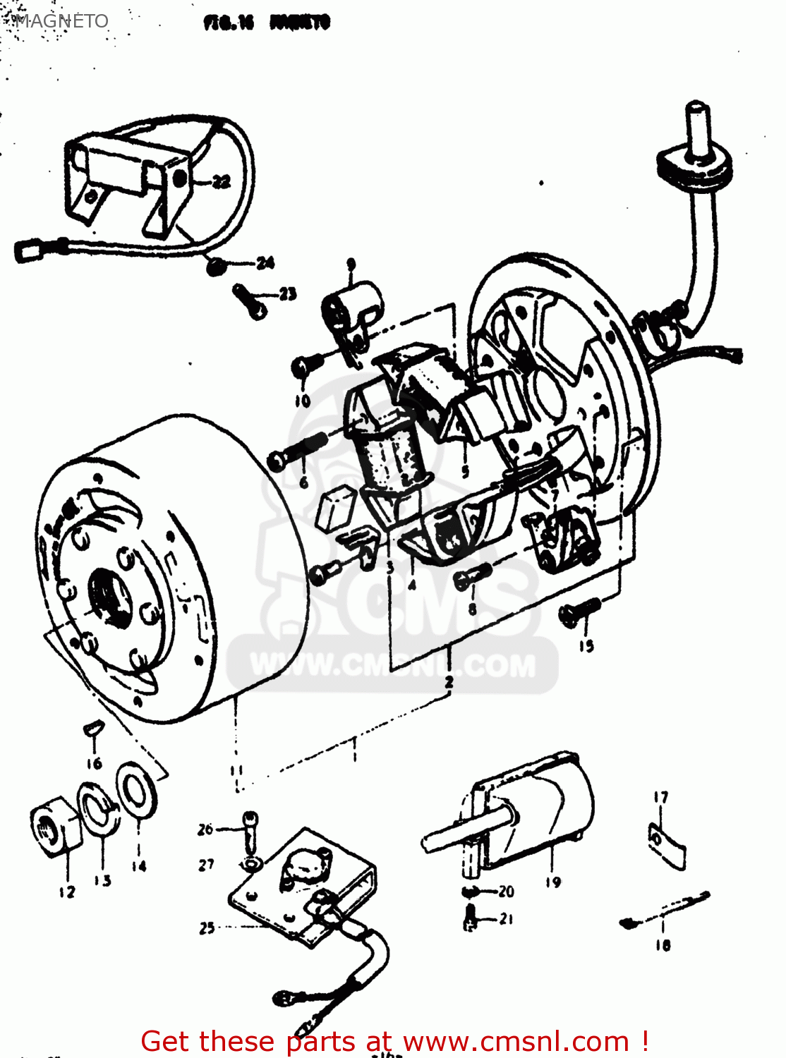MAGNETO RV125 1977 (B) USA (E03)