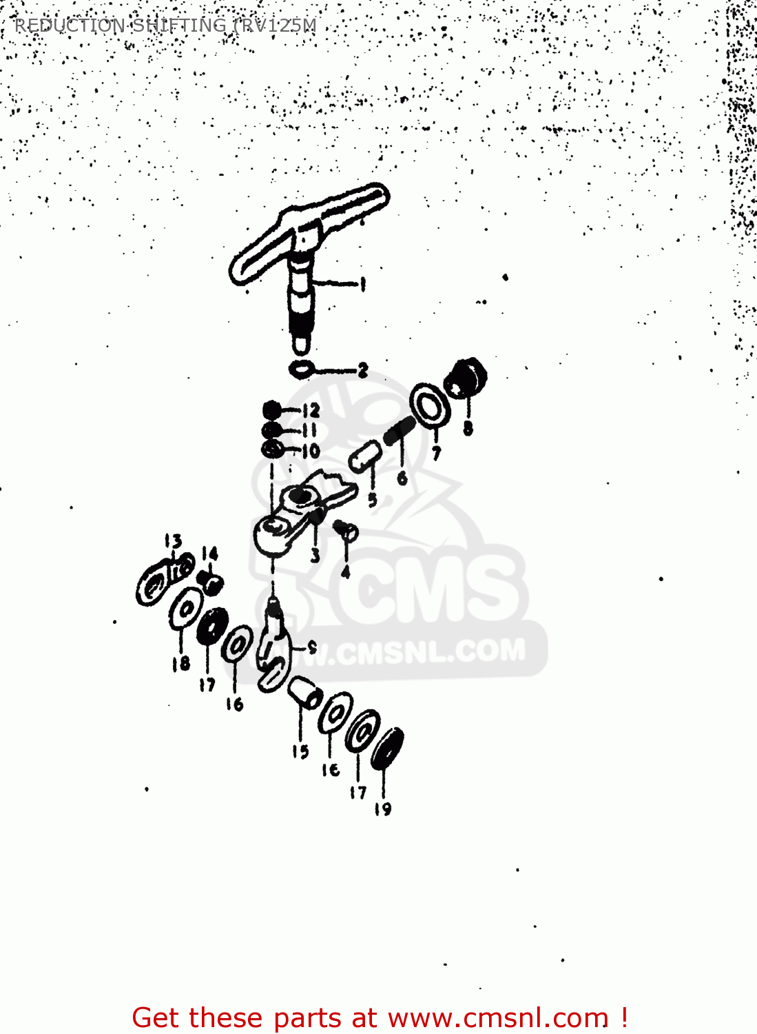 REDUCTION SHIFTING (RV125M RV125 1977 (B) USA (E03)