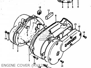 ENGINE COVER (RV125M - RV125 1977 (B) USA (E03)