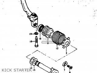 KICK STARTER - RV125 1977 (B) USA (E03)