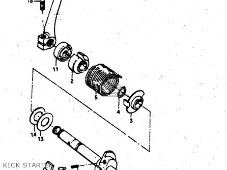 KICK STARTER - RV50 1981 (X) (E01)