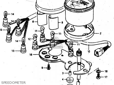 SPEEDOMETER - RV50 1981 (X) (E01)