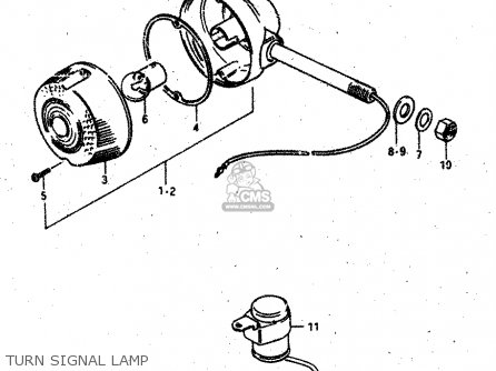 TURN SIGNAL LAMP - RV50 1981 (X) (E01)