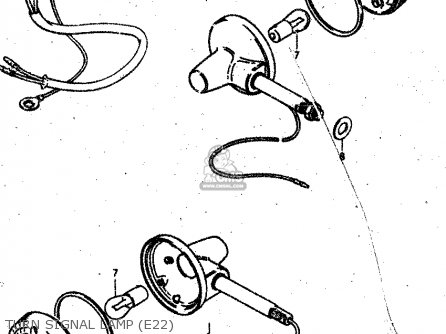 TURN SIGNAL LAMP (E22) - RV50 1981 (X) (E01)