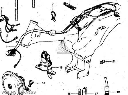 WIRING HARNESS - RV50 1981 (X) (E01)