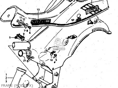FRAME (MODEL X) - RV50 1981 (X) (E01)