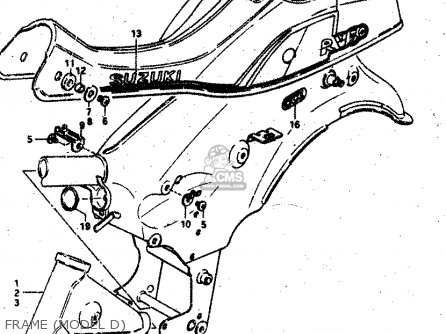 FRAME (MODEL D) - RV50 1981 (X) (E01)
