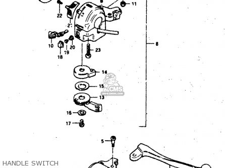 HANDLE SWITCH - RV50 1981 (X) (E01)
