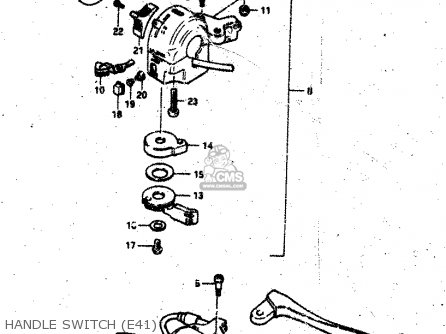 HANDLE SWITCH (E41) - RV50 1981 (X) (E01)