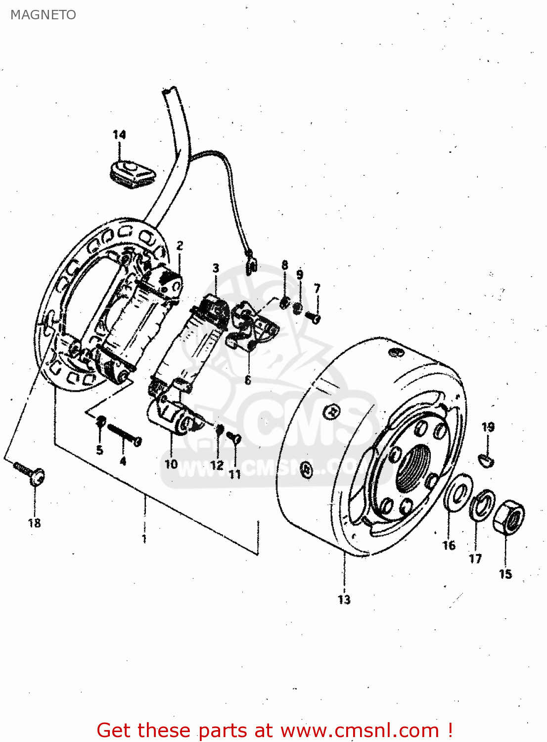 MAGNETO RV50 1983 (D) (E01)