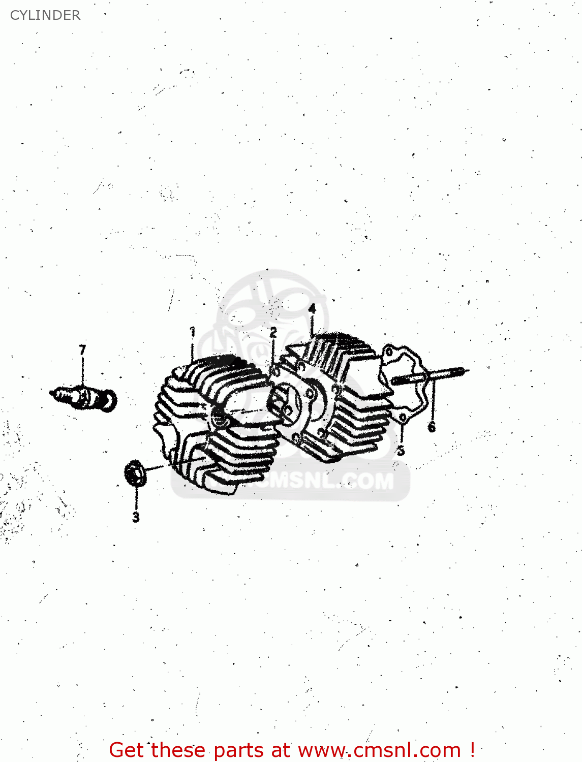 CYLINDER RV50 1983 (D) (E01)