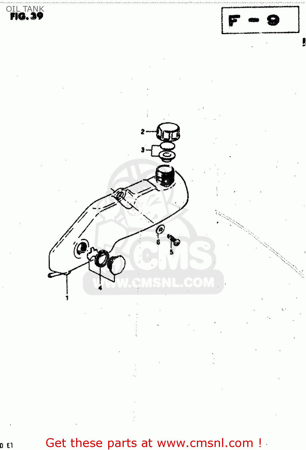 OIL TANK RV50 1983 (D) (E01)