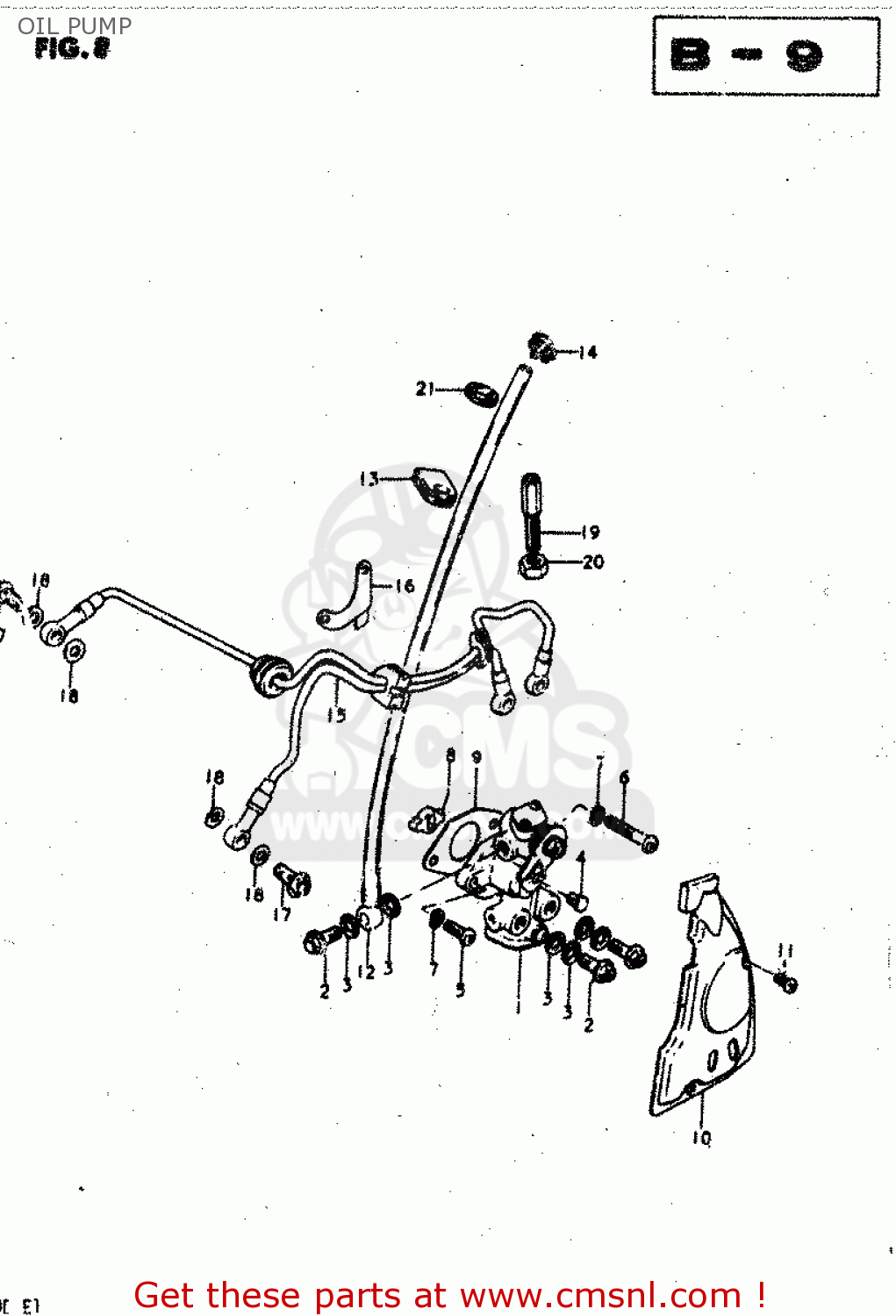 OIL PUMP RV50 1983 (D) (E01)