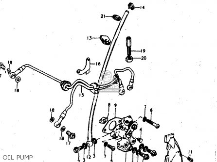OIL PUMP - RV50 1983 (D) (E01)