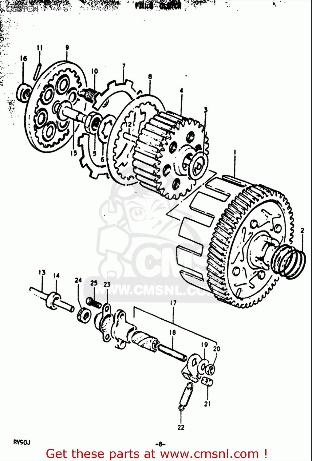 CLUTCH RV90 1972 (J) USA (E03)