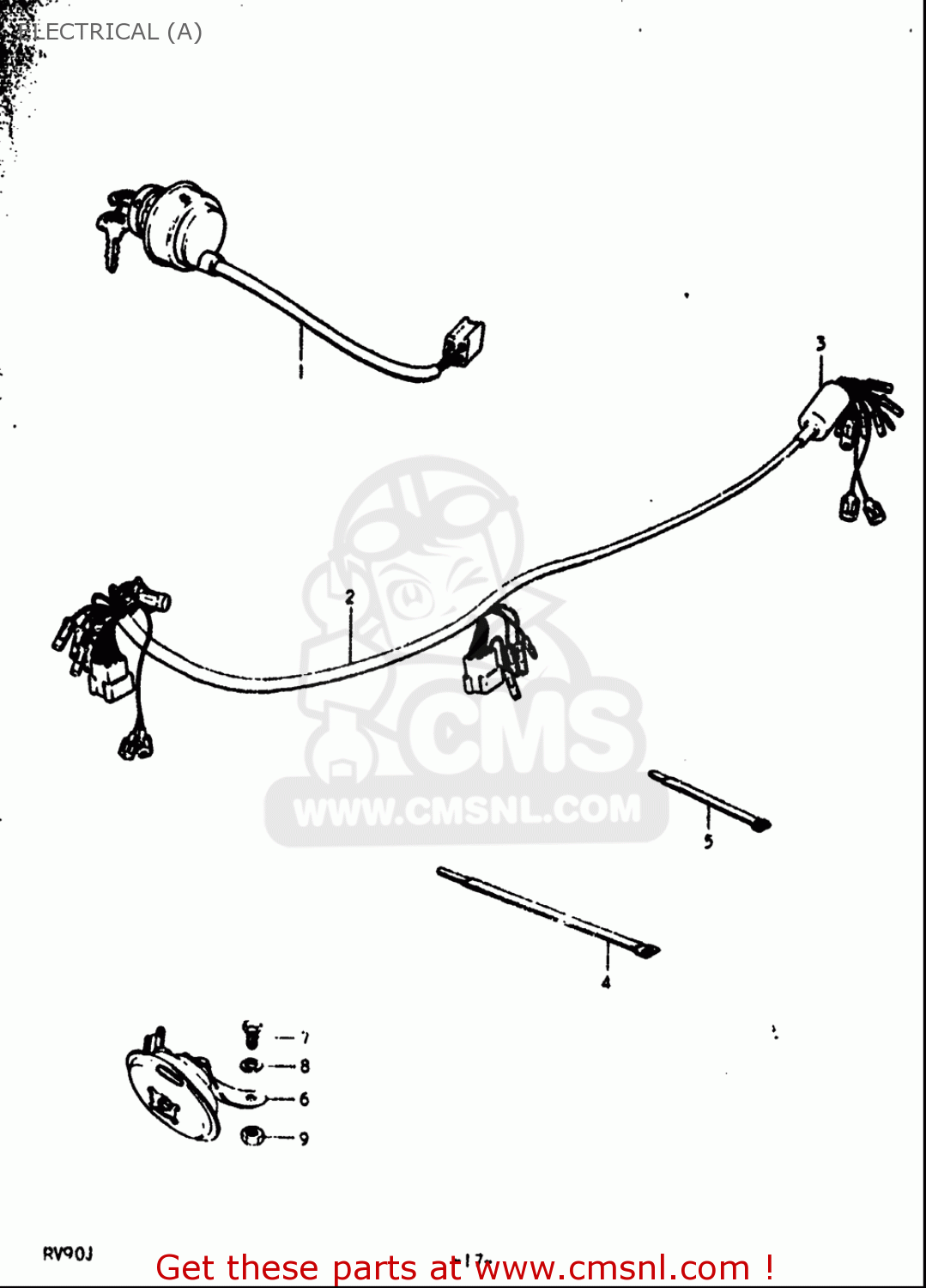 ELECTRICAL (A) RV90 1972 (J) USA (E03)