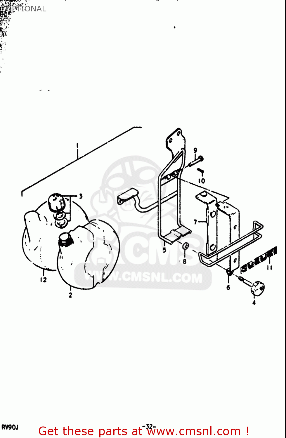 OPTIONAL RV90 1972 (J) USA (E03)