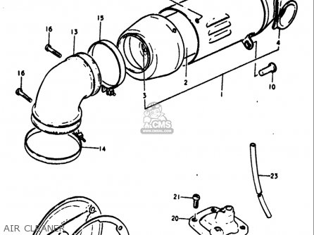 AIR CLEANER - RV90 1972 (J) USA (E03)
