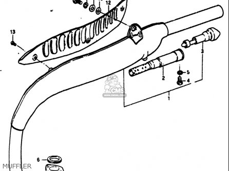 MUFFLER - RV90 1972 (J) USA (E03)