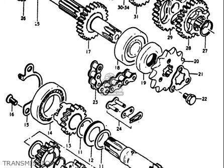 TRANSMISSION - RV90 1972 (J) USA (E03)