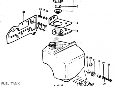 FUEL TANK - RV90 1972 (J) USA (E03)