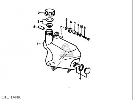 OIL TANK - RV90 1972 (J) USA (E03)