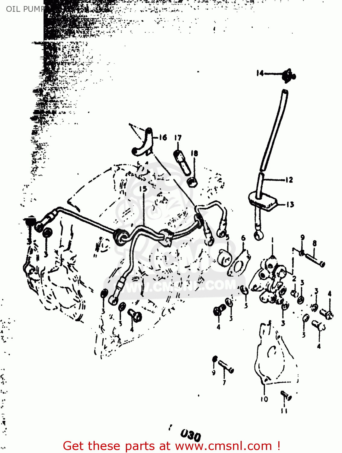 OIL PUMP RV90 1973 (K) USA (E03)