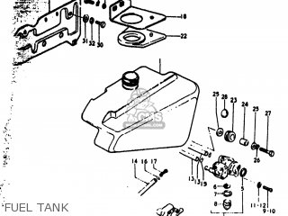 FUEL TANK - RV90 1973 (K) USA (E03)
