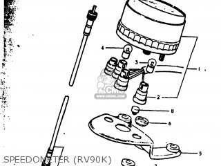 SPEEDOMETER (RV90K) - RV90 1973 (K) USA (E03)