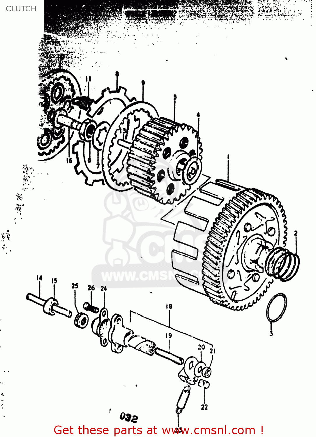 CLUTCH RV90 1974 (L) USA (E03)