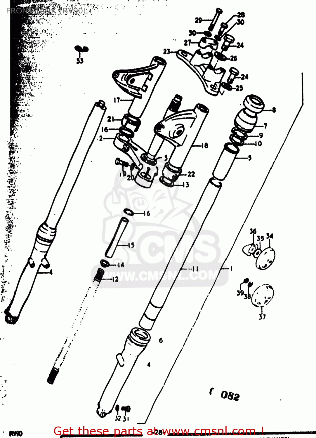 FRONT TANK (RV90L RV90 1974 (L) USA (E03)