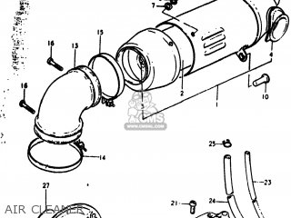 AIR CLEANER - RV90 1974 (L) USA (E03)