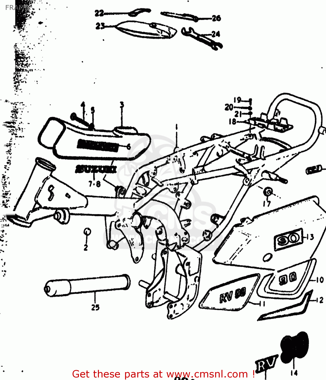 FRAME RV90 1975 (M) USA (E03)