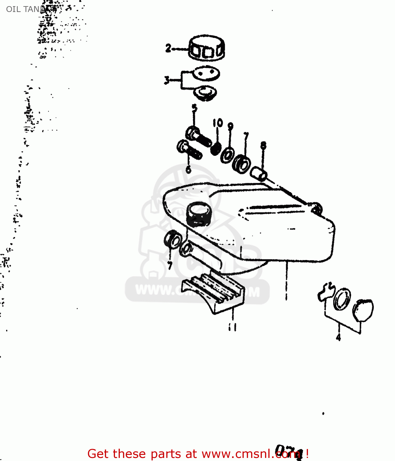 OIL TANK RV90 1975 (M) USA (E03)